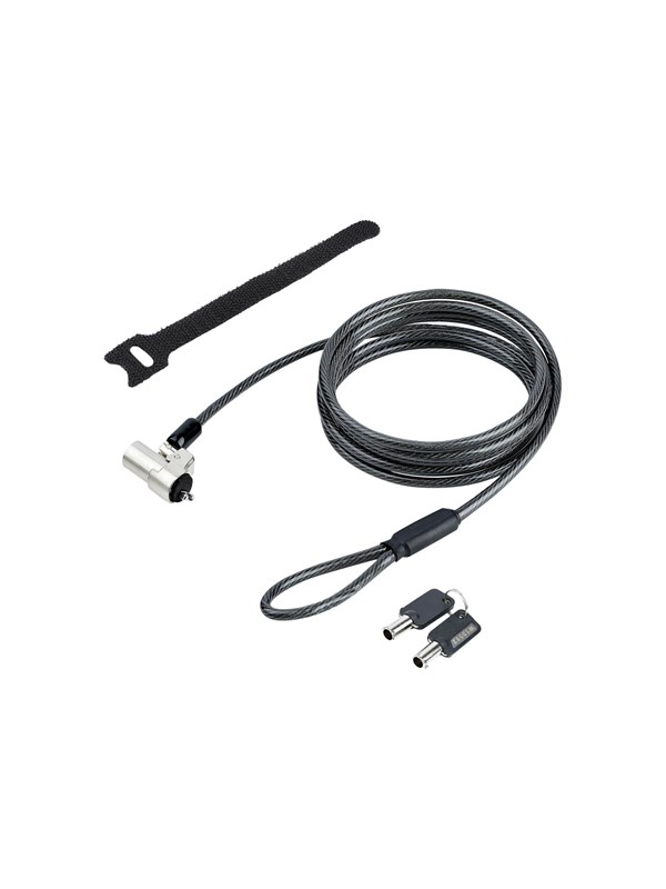 StarTech.com Laptop cable lock 6Ft Compatible With Noble Wedge Laptop Cable Lock 6Ft (2m) Anti-Theft Keyed Lock Security Cable
