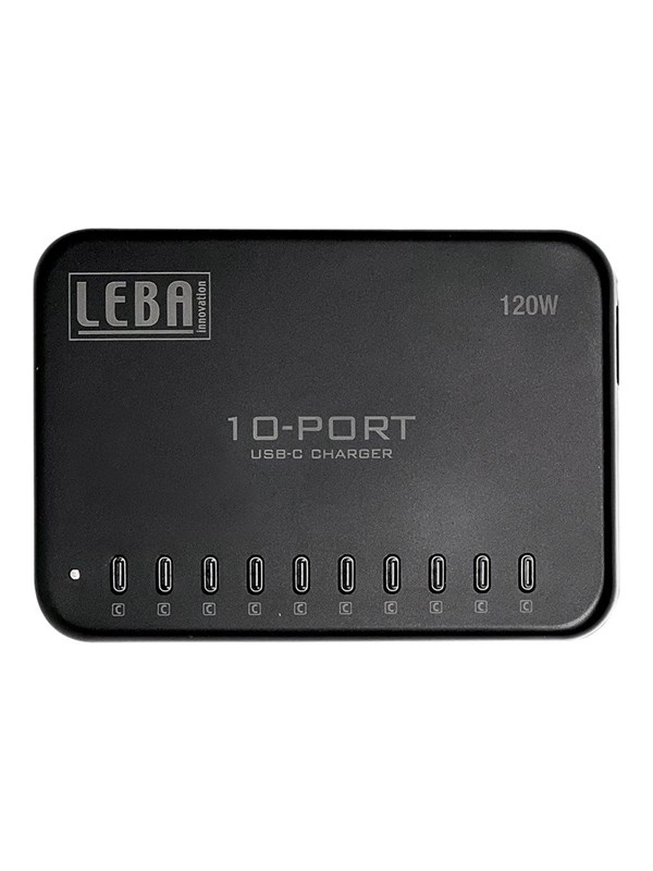 LEBA Innovation LEBA NoteCharge power adapter - 12 watts per port - 24 pin USB-C - 120 Watt