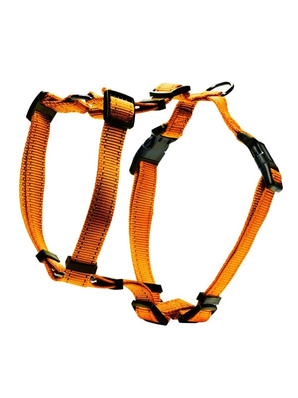 Dogman H-Harness Iris Orange XS/S