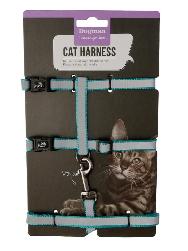 Dogman Cat Harness Set 120cm