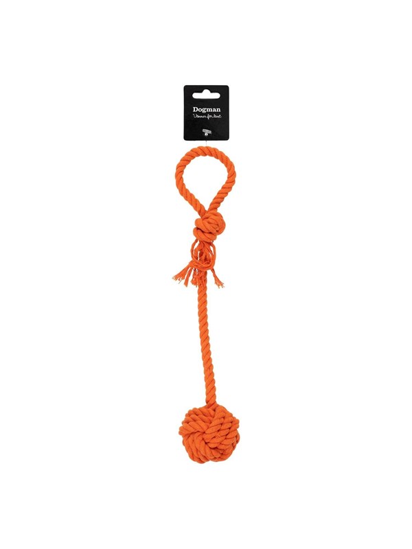 Dogman Toy Rope ball with handle