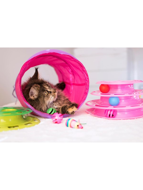 Dogman Opvouwbare Kattenspeeltunnel 25x60cm