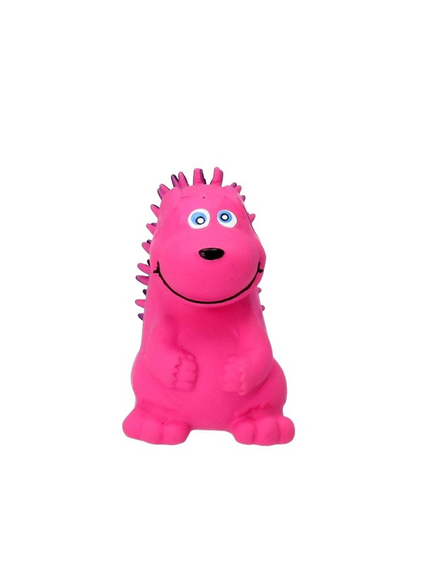 Dogman Hondenspeeltje Roze Latex Egel met Pieper 7.5cm