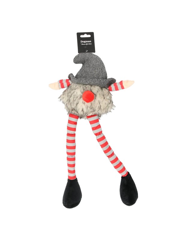 Dogman Christmas toy Santa long leg