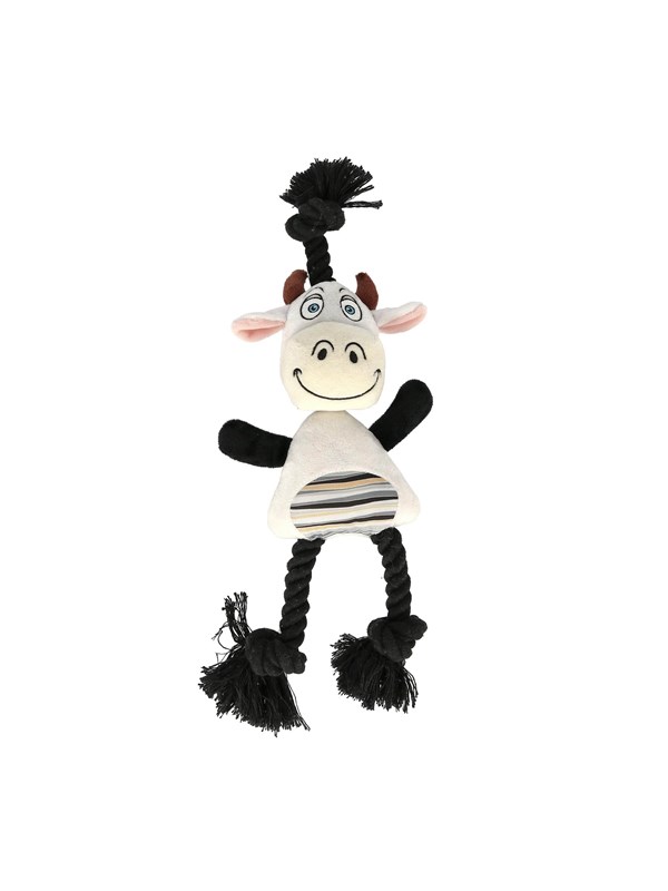 Dogman Hondenspeeltje Cowe Rep touw-pluche 40cm
