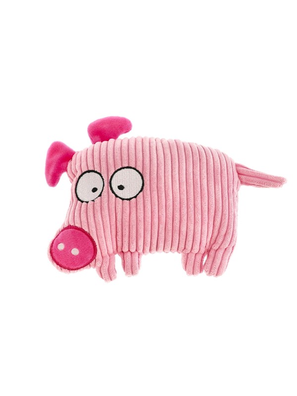 Dogman Dog Toy PiggySweet Squeaker Corduroy 16cm