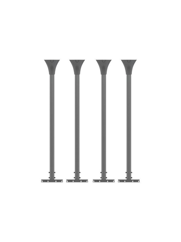 Multibrackets M Pro Series mounting component - for enclosure - kit - black - Max - recommended for 75"/98"