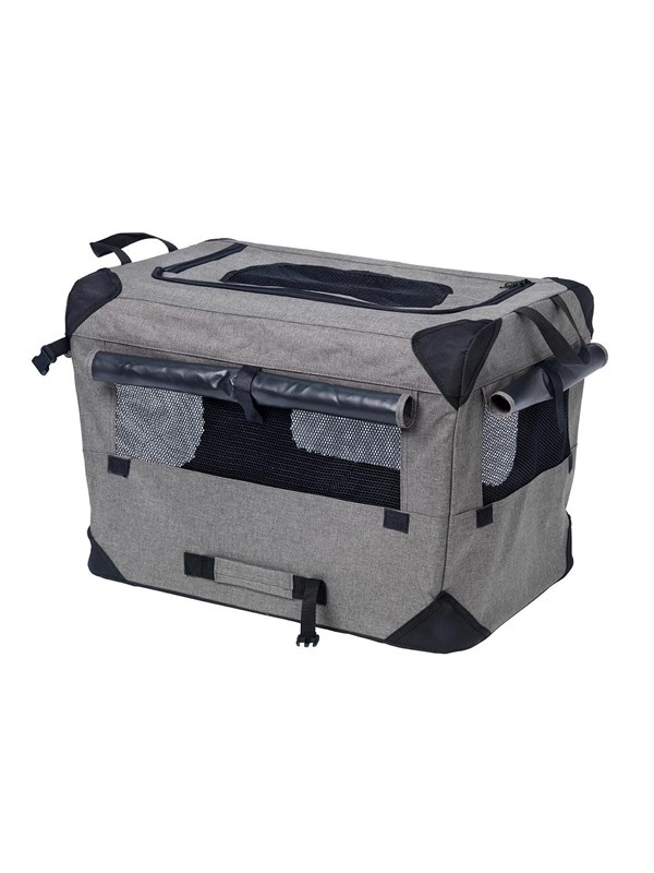 Dogman Milou Canvas Crate Grey Large 70x52x52cm