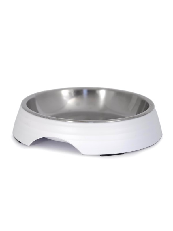 Dogman Wide Food bowl Amy 200ml White