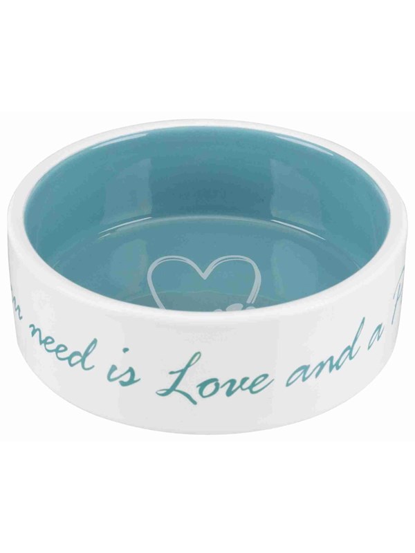 Trixie Pet's Home Ceramic Bowl Blue 0.3L 12cm