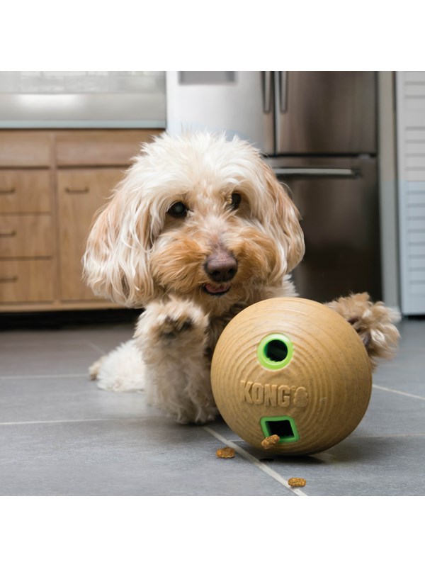 KONG Dog Toy Bamboo Feeder Dumbbell M