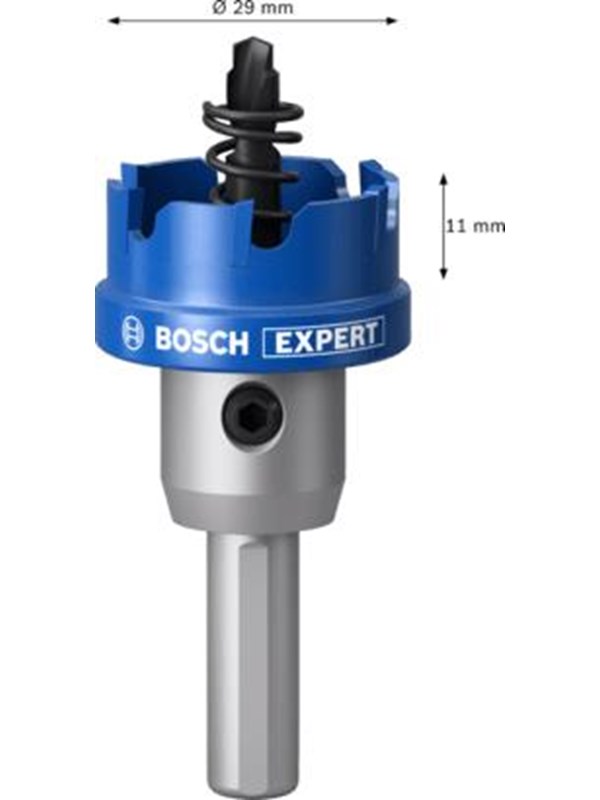 Bosch EXPERT SHEET METAL HOLE SAWS FOR ROTARY DRILLS/DRIVERS & IMPACT DRILL/DRIVERS 29MM