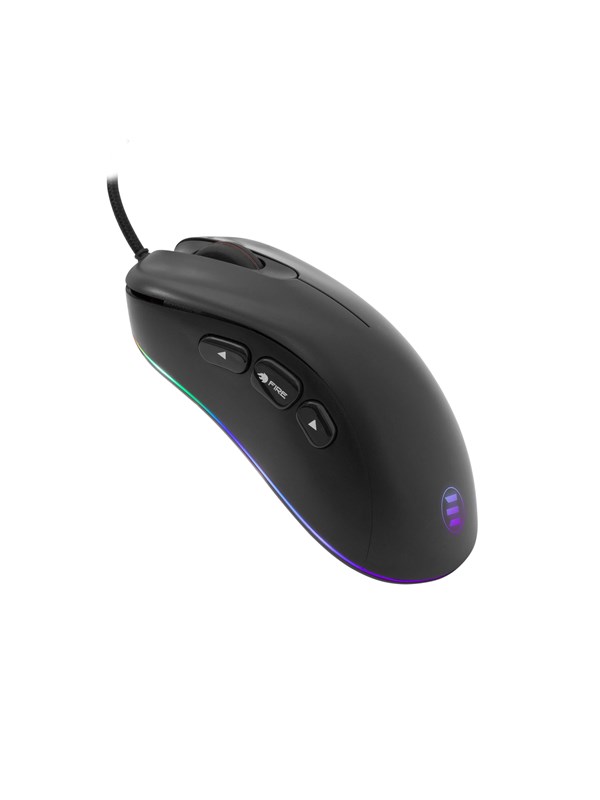 White Shark - AIKUCHI - Game Muis - 7200 DPI - Zwart met RGB verlichting