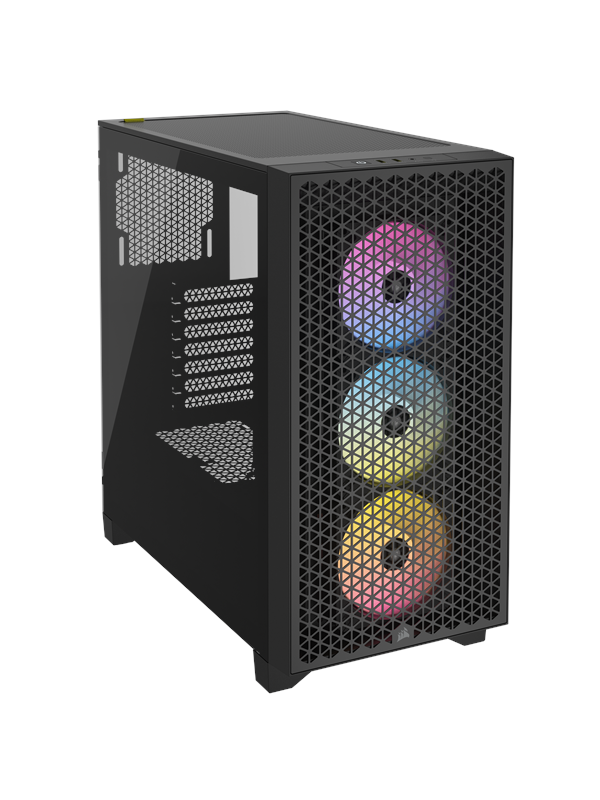 Corsair 3000D RGB Airflow - Midtowermodel ATX - Gehard Glas- Zwart