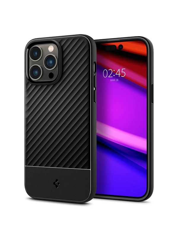 Spigen Core Armor Apple iPhone 14 Pro Hoesje Back Cover Zwart