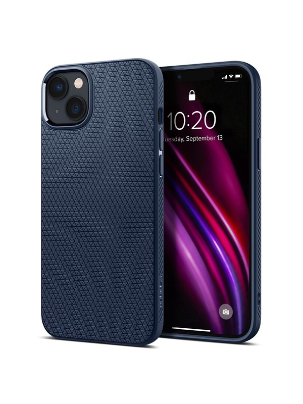 Spigen Liquid Air Apple iPhone 14 Hoesje Back Cover Blauw