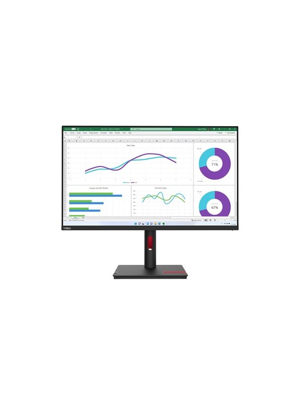 Lenovo ThinkVision T32h-30 LED display 80 cm (31,5") 2560 x 1440 pixels Quad HD zwart