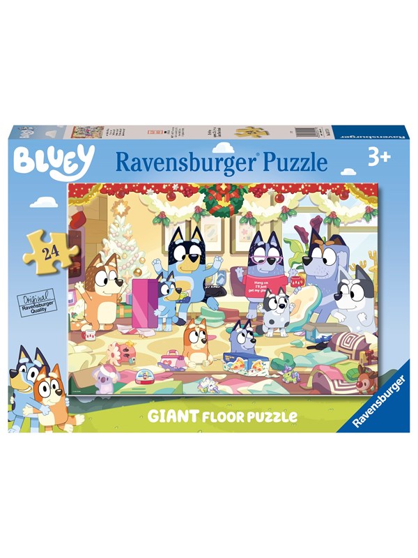 Ravensburger Bluey Christmas Giant floor Puzzle 24p 2D Puzzels