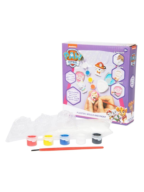 Sambro PAW Patrol gips schilderen knutselset - creatieve badge kit.