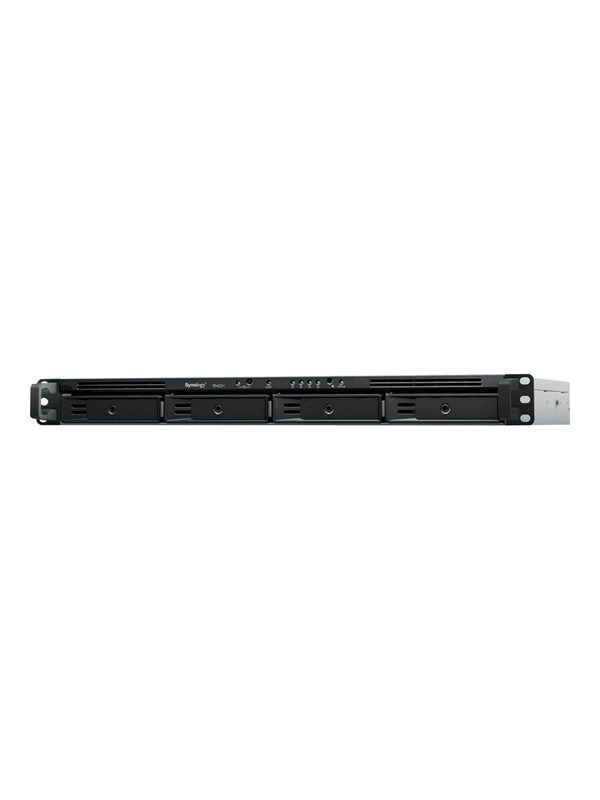 Synology RackStation RS422+ - NAS Server - 1U Rackmount - AMD Ryzen - 2GB ECC RAM - 2x GbE LAN