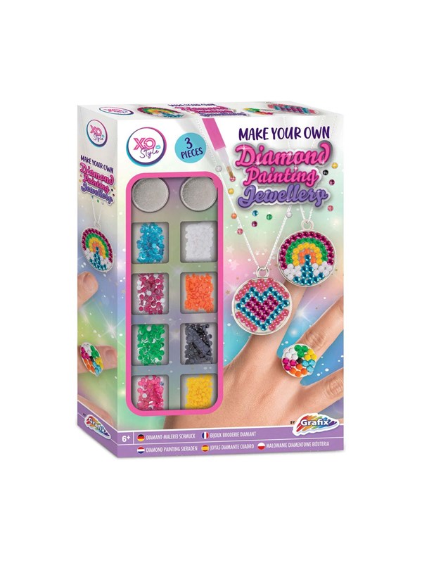 Grafix Diamond Painting Jewellery | Maak je eigen sieraden | Diamond Painting sieraden | Kettingen & ringen | Sieraden meisjes