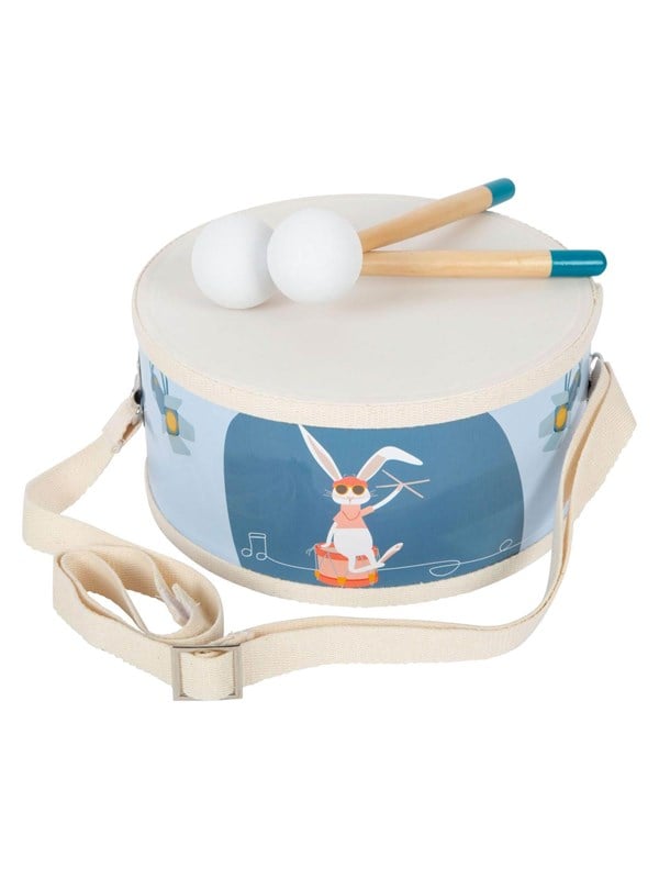 Small Foot - Houten Trommel Groovy Beats met Stokken, 3dlg.