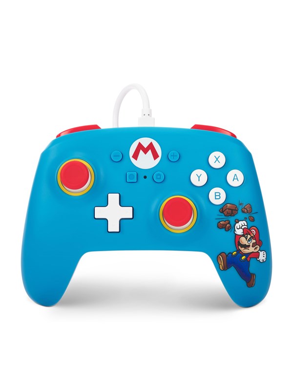 PowerA Bedrade controller voor Nintendo Switch - Baksteenbreker Mario - Wired Controller - Nintendo Switch