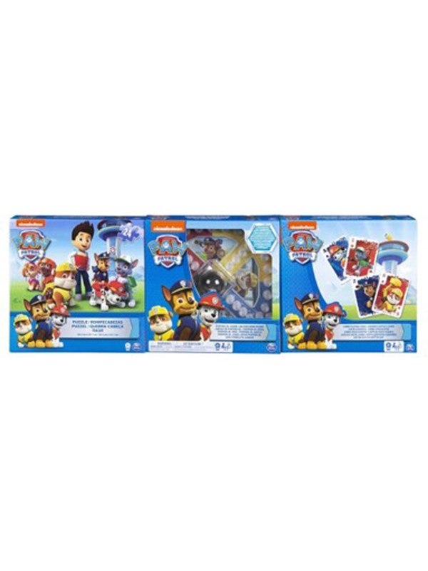 Spinmaster Paw Patrol Game Bundle 3-pack Bord- & kaartspellen Bordspellen Gezelschapspellen