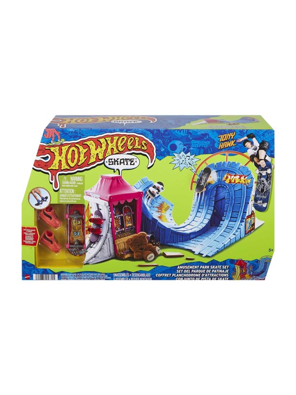 Hot Wheels Skate Pretpark Skate Set - Speelset fingerboard - vinger skateboard Tony Hawk