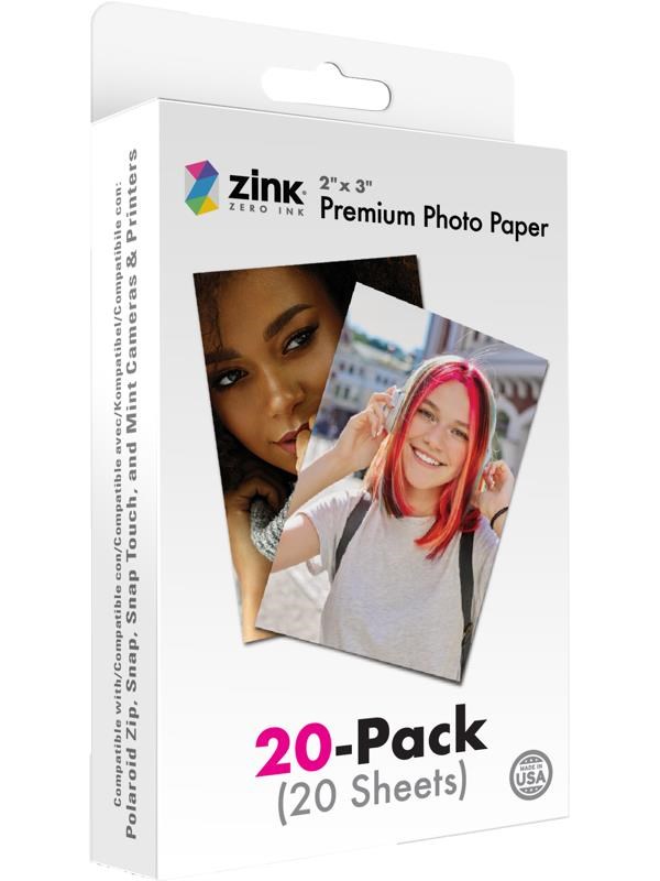 Kodak - Zink 2x3 inch Papier - 20 Pack - Geschikt voor Smile+ & Printomatic Camera's - Printpapier