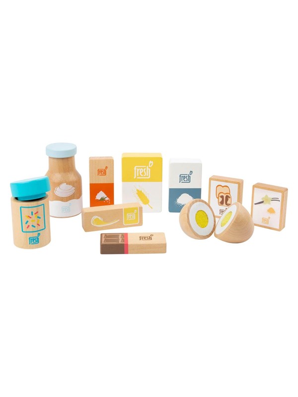 Small Foot - Wooden Play Food Baking Supplies 10d