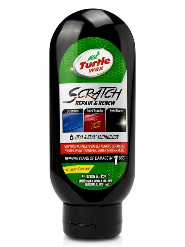 Turtle Wax Scratch Repair & Renew – Verwijdert kleine krassen en wervelingen – Herstelt glans – Voor alle lakken - Handmatig of machinaal - 207 ml