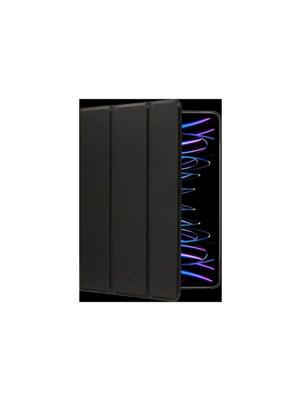 iPad Air 5 2022/Pro 11 (2021)/Air 4 2020/Pro 11 (2020)/Pro 11 (2018) Bookcase hoesje - dbramante1928 - Effen Zwart - Leer