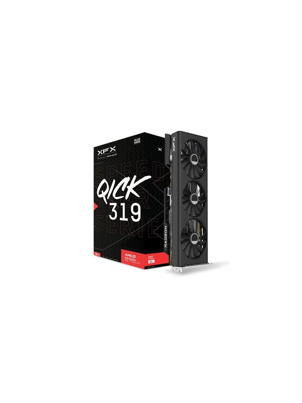 XFX Radeon RX 7700 XT Black - 12GB GDDR6 RAM - Grafische kaarten