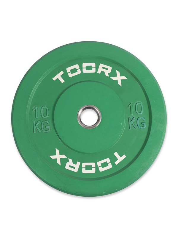 Toorx Fitness - Bumper Plates - Challenge - 10 kg - Gewicht Schijf - Sport Gewichten - Fitness - Per Stuk