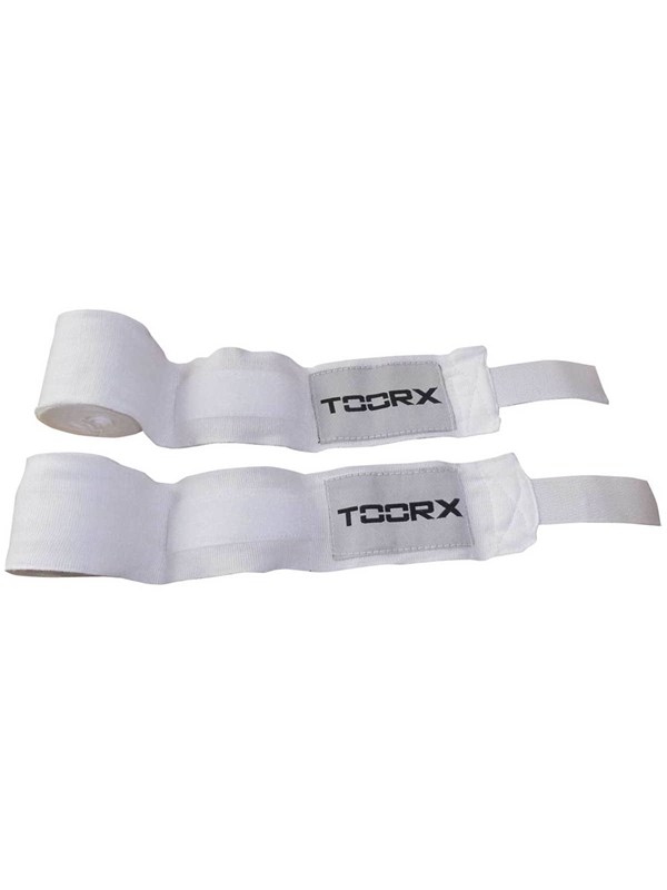 Toorx Fitness Boks bandages - Elastisch - Boxing Wraps - Handwraps - Wit - 350 cm