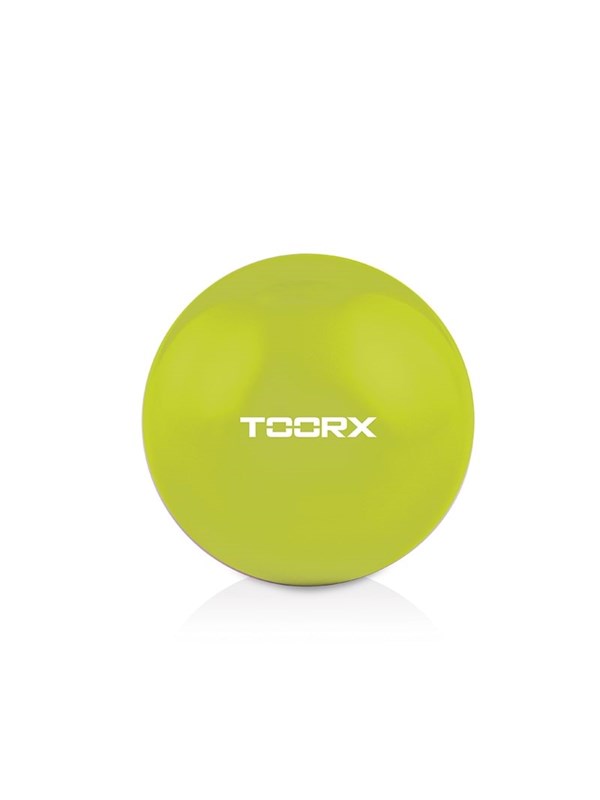 Toorx Fitness Fitnessbal - Pilates Toning Bal 12 cm - Massagebal - Fascia - 1 kg - Limoengroen