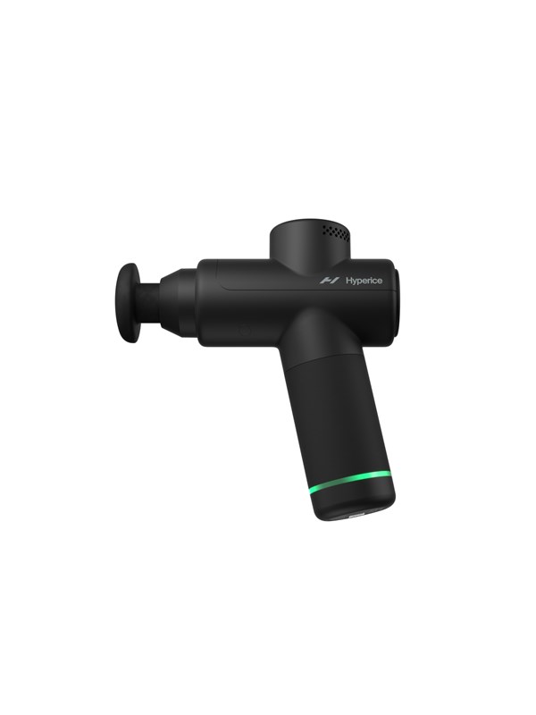 Hyperice Hypervolt GO 2 Massageapparaat Zwart – Compact Percussie Massagepistool – 3 Snelheden – 2 Opzetstukken – Draadloos