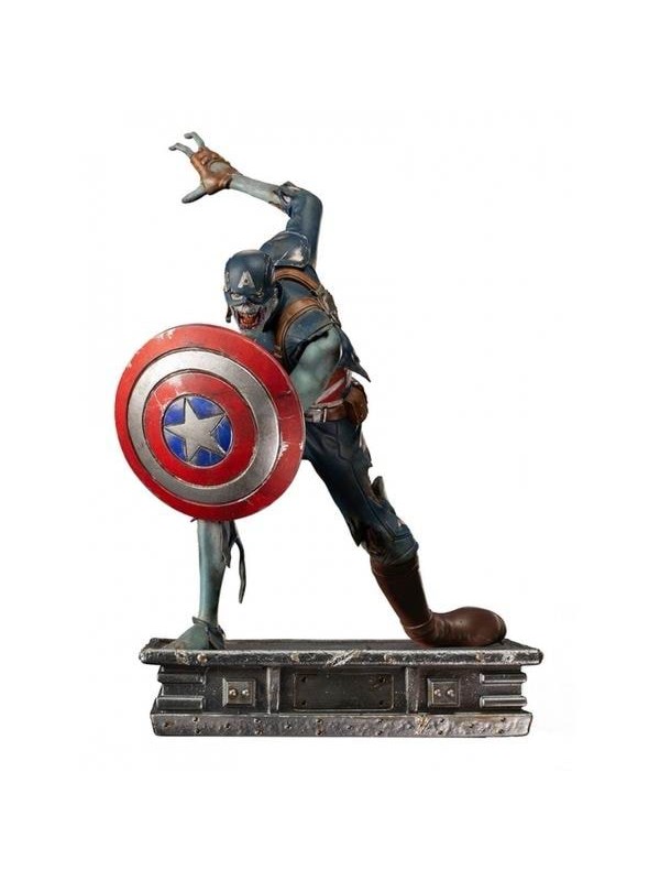Iron Studios - Marvel What If ... : 1:10 Art Scale Statue (Zombie Captain America) 22cm - Figuur