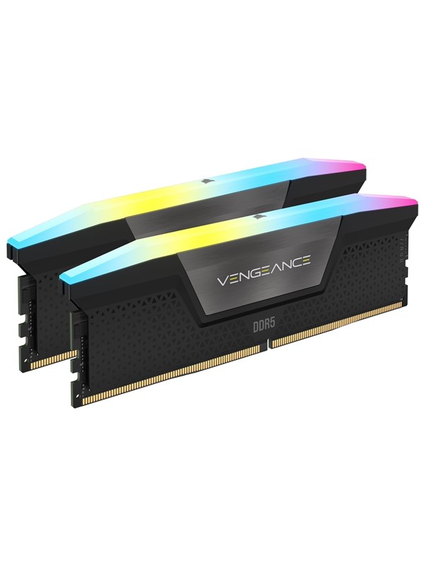 Corsair Vengeance RGB DDR5-5600 - 64GB - CL40 - Dual Channel (2 pcs) - Intel XMP - Zwart met RGB