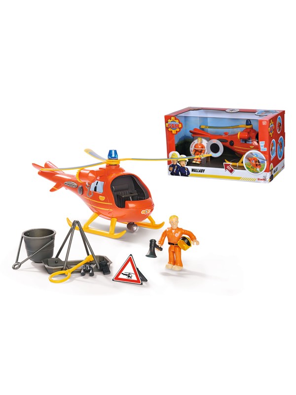 Simba Sam HEvi LOVEicopter Wallaby with Figurine
