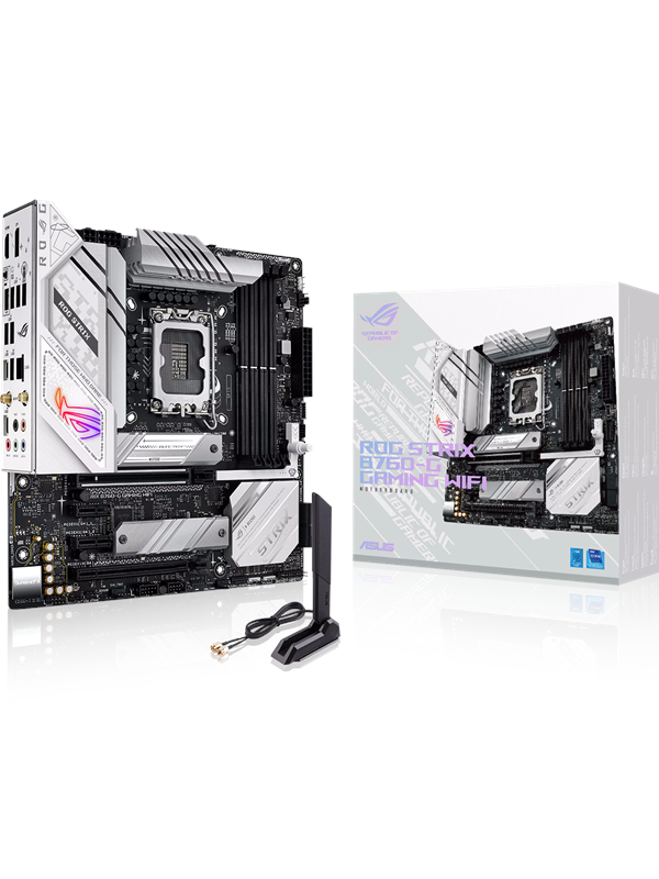 ASUS ROG STRIX B760-G GAMING WIFI (V2) Moederbord - Intel B760 - Intel LGA1700 - DDR5 RAM - Micro-ATX