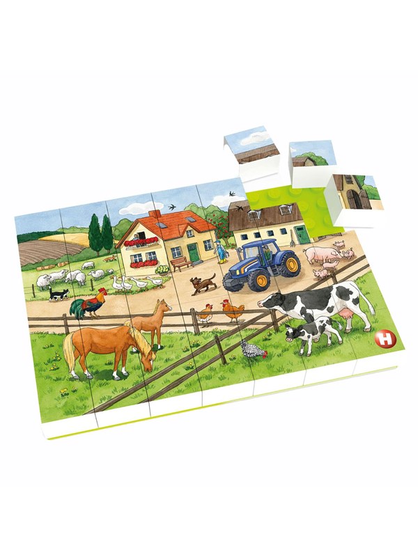 Hubelino Blokpuzzel Leven op de Boerderij - 35st.