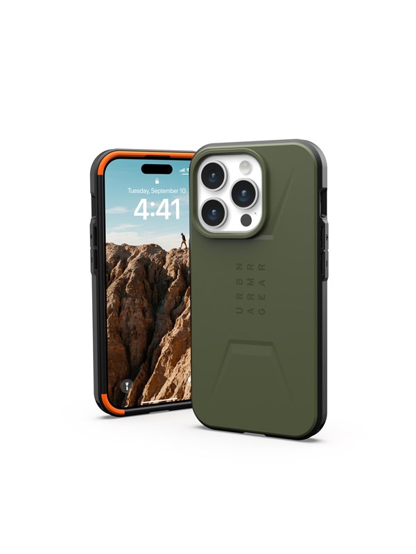 UAG Civilian MagSafe olive drab - iPhone 15 Pro