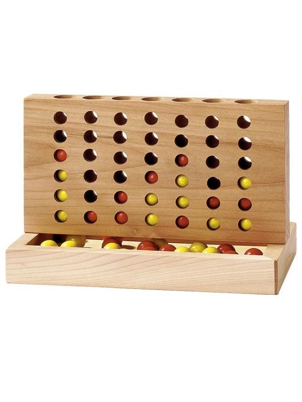GOKI Spel - Vier Op Een Rij - 15,5X8,5X10Cm - Hout - 5 Jaar