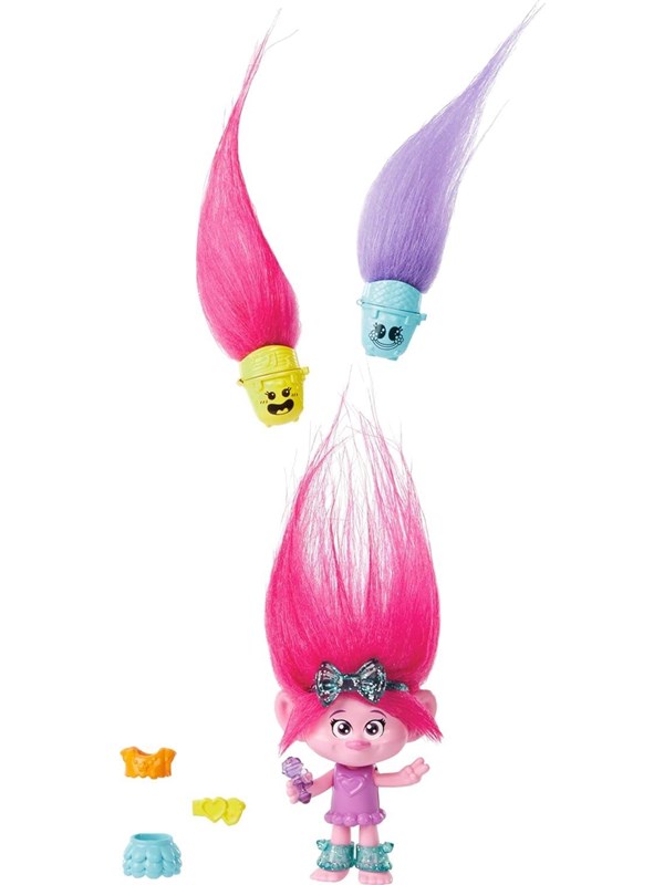 Mattel Dreamworks Trolls Band Together Hair Pops Poppy Small Doll & Accessories