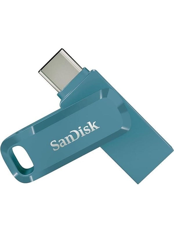 SANDISK Ultra Dual Drive Go - Donkerblauw - 128GB - USB-stick
