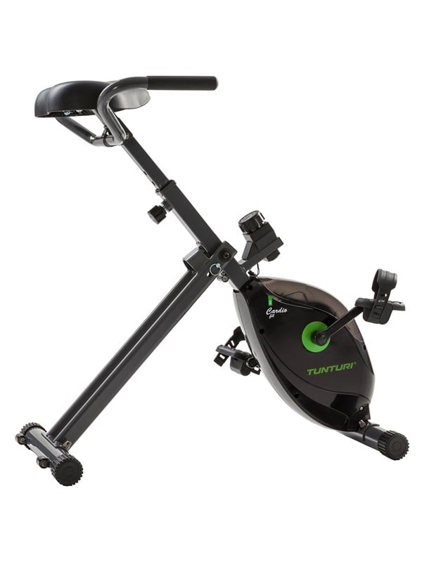 Tunturi Cardio Fit D20 Hometrainer - Opvouwbaar - Bueaufiets voor op kantoor - Fitnessfiets met 8 weerstandsniveaus - Compact