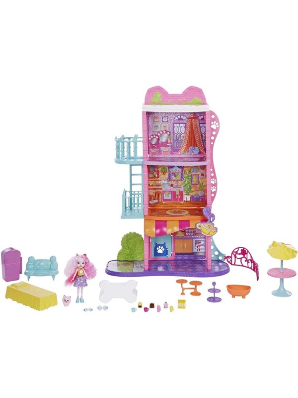 Enchantimals Stadswoning - Speelfigurenset - Poppenhuis