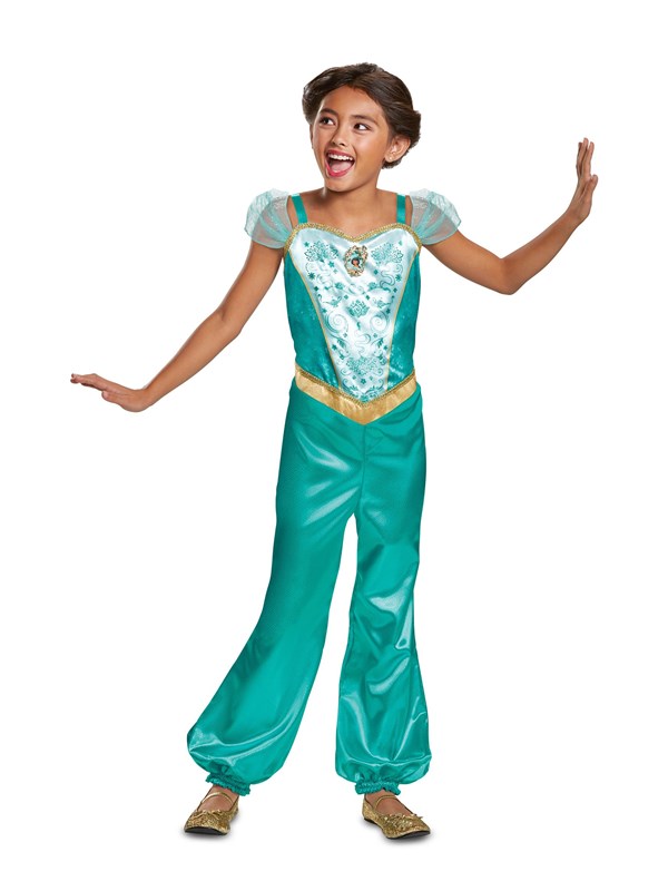 DISNEY Prinses - ALADDIN, Jasmine jurk Classic , Maat XS (3T-4T jaar), Meisjes